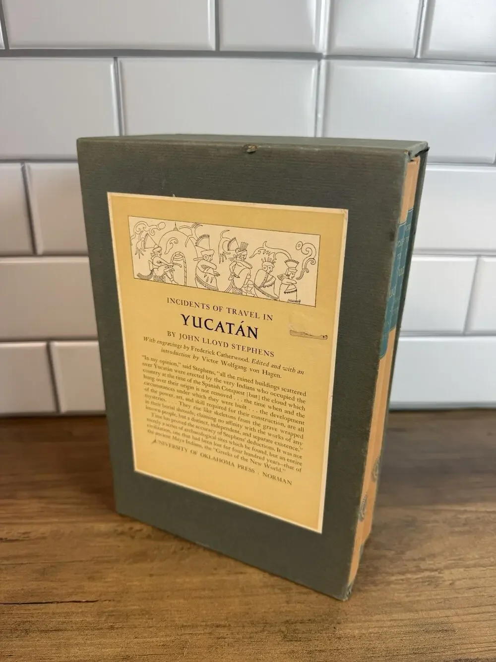 Incidents Of Travel In Yucatan John Lloyd Stephens 1962 First Printing Ex-Lib
